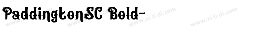 PaddingtonSC Bold字体转换